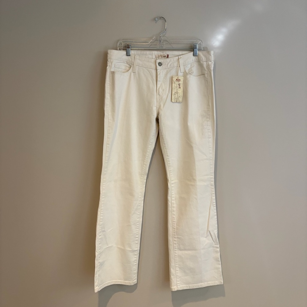 Levi's Slim Fit Low Bootcut Stretch 545 Cream Jeans
